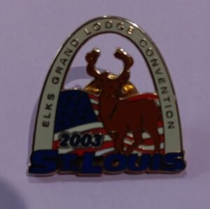 2003 Elks Grand Lodge Convention St. Louis Lapel Pin